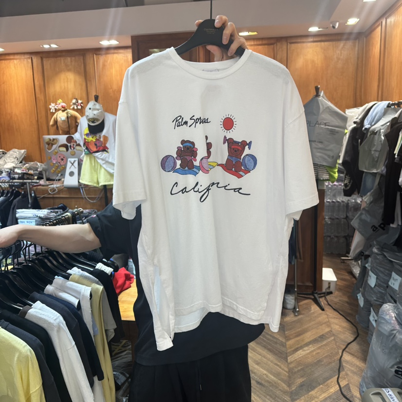 GARMENT-P直郵韓國代購㊣女裝新品時尚休閑推薦熱賣25春夏T恤GARMENTT恤圖色1