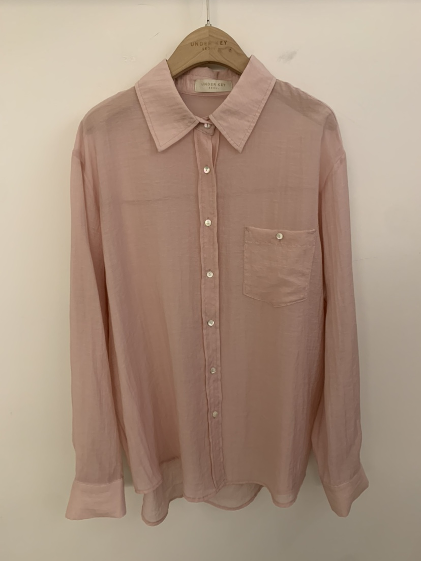 UNDER KEY直郵韓國代購㊣女裝新款熱賣時尚休閑襯衫蕾絲衫UNDER KEY襯衫/蕾絲衫圖色1