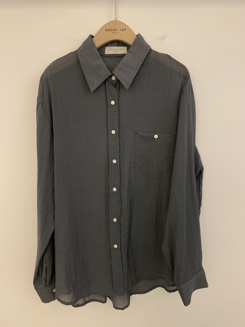 UNDER KEY直郵韓國代購㊣女裝新款熱賣時尚休閑襯衫蕾絲衫UNDER KEY襯衫/蕾絲衫圖色3