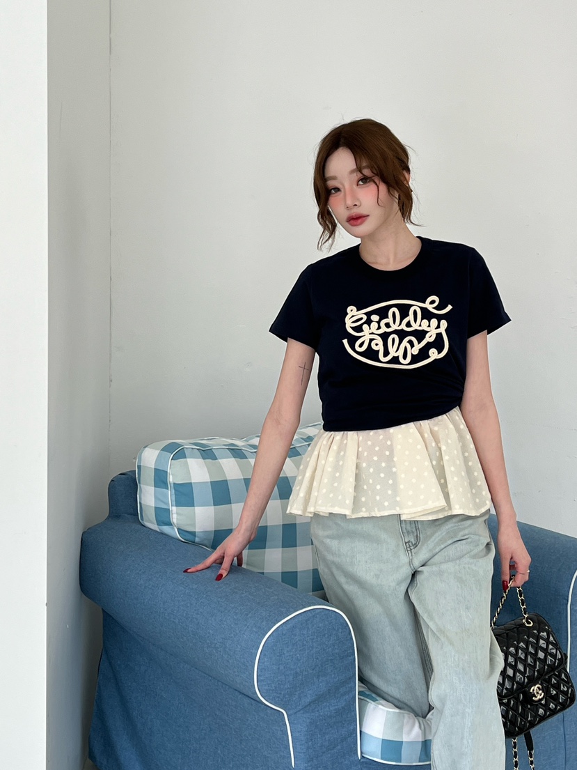 MARKE-P韓國㊣直郵東大門代購女裝新品25春夏人氣休閑熱賣T恤MARKE-PT恤