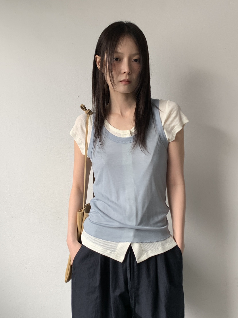 FAVE韓國㊣直郵東大門代購女裝新款推薦人氣25春夏吊帶背心FAVOURITE吊帶/背心