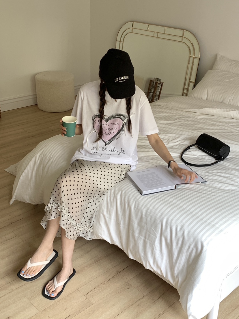 RE:OPENING韓國直郵㊣東大門實拍女裝新品人氣時尚25春夏T恤RE:OPENINGT恤