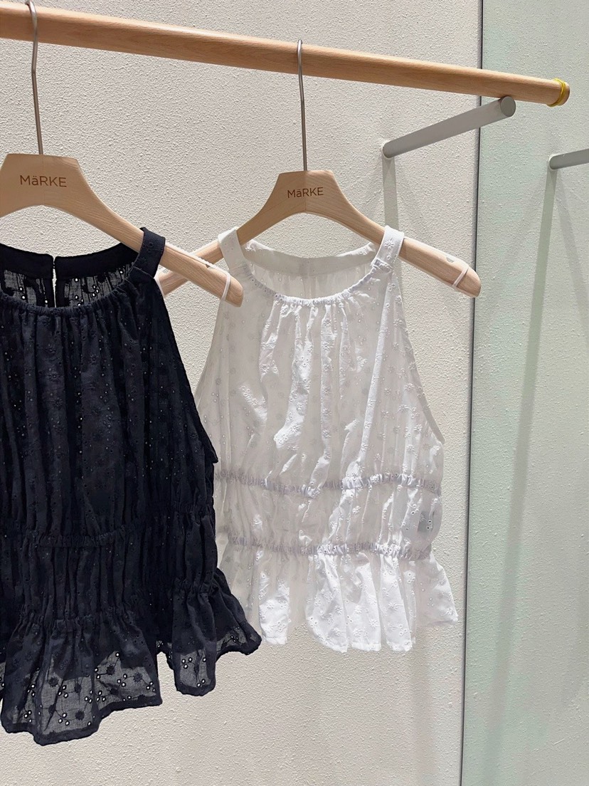MARKE-P韓國直郵㊣東大門實拍女裝新品25春夏吊帶背心刺繡MARKE-P吊帶/背心