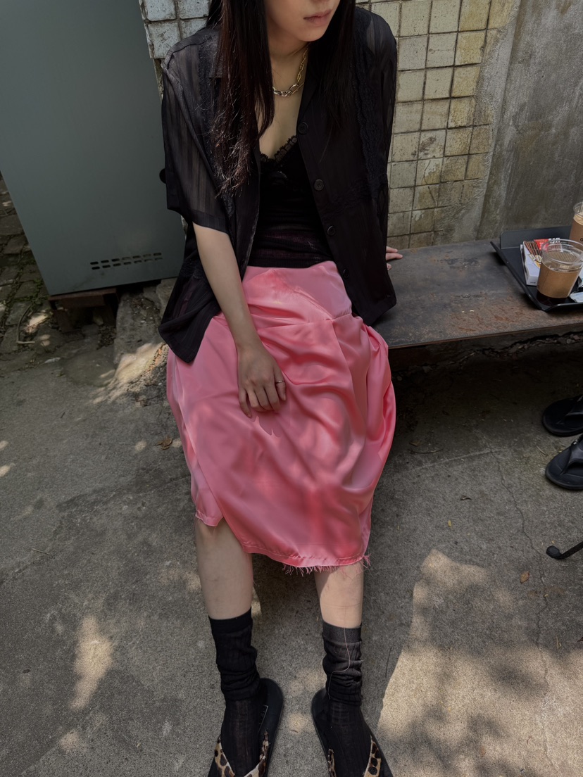 FRANC—L韓國㊣直郵東大門代購女裝新品推薦25春夏半身裙中短裙FRANC半身裙/中短裙