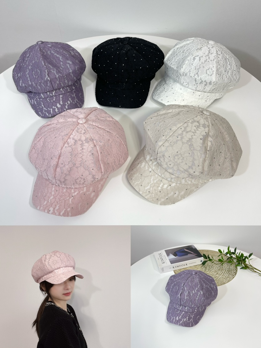 LOVELY HAT韓國直郵㊣女裝新品時尚休閑25春夏人氣熱賣帽子LOVELY HAT帽子