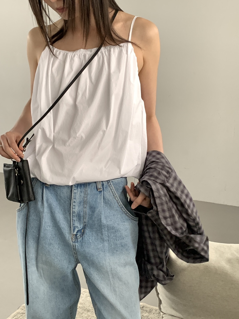 FAVE韓國㊣直郵東大門代購女裝新品熱賣人氣25春夏吊帶背心FAVOURITE吊帶/背心