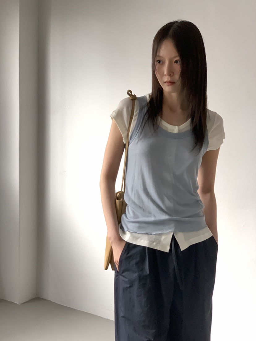 FAVE直郵韓國代購㊣女裝新款熱賣人氣時尚推薦25春夏休閑T恤FAVOURITET恤