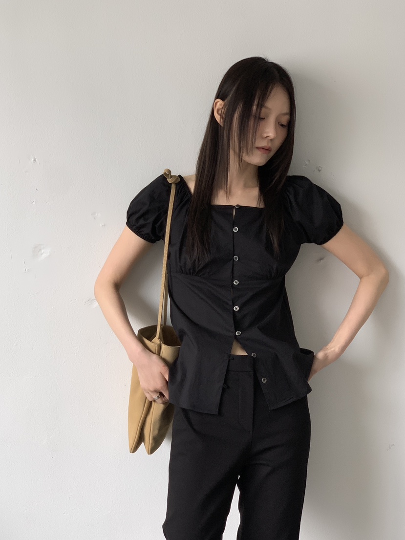 FAVE直郵韓國代購㊣女裝新品時尚熱賣25春夏休閑襯衫蕾絲衫FAVOURITE襯衫/蕾絲衫