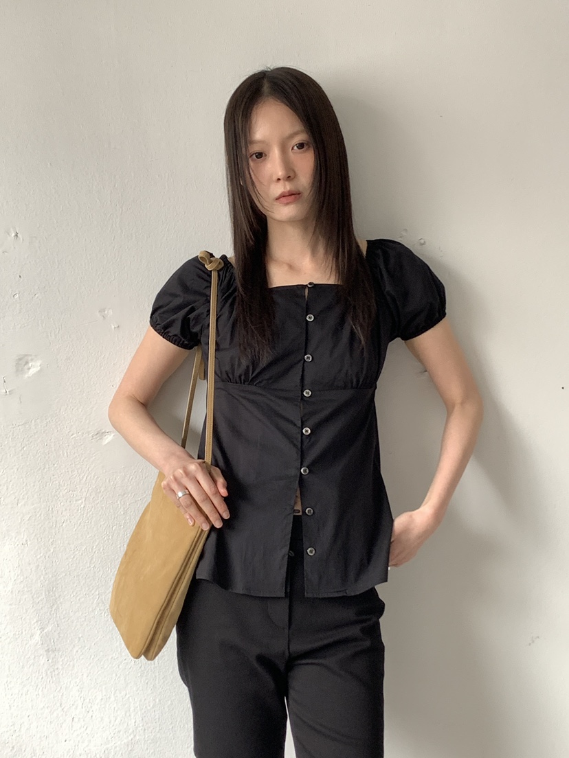 FAVE直郵韓國代購㊣女裝新品時尚熱賣25春夏休閑襯衫蕾絲衫FAVOURITE襯衫/蕾絲衫
