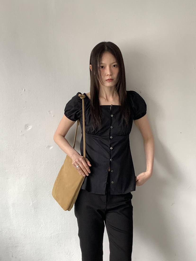 FAVE直郵韓國代購㊣女裝新品時尚熱賣25春夏休閑襯衫蕾絲衫FAVOURITE襯衫/蕾絲衫