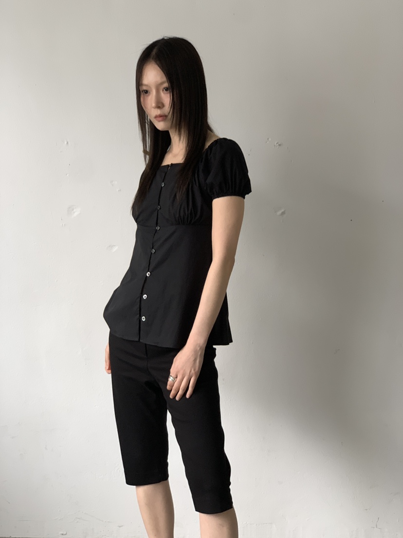 FAVE直郵韓國代購㊣女裝新品時尚熱賣25春夏休閑襯衫蕾絲衫FAVOURITE襯衫/蕾絲衫