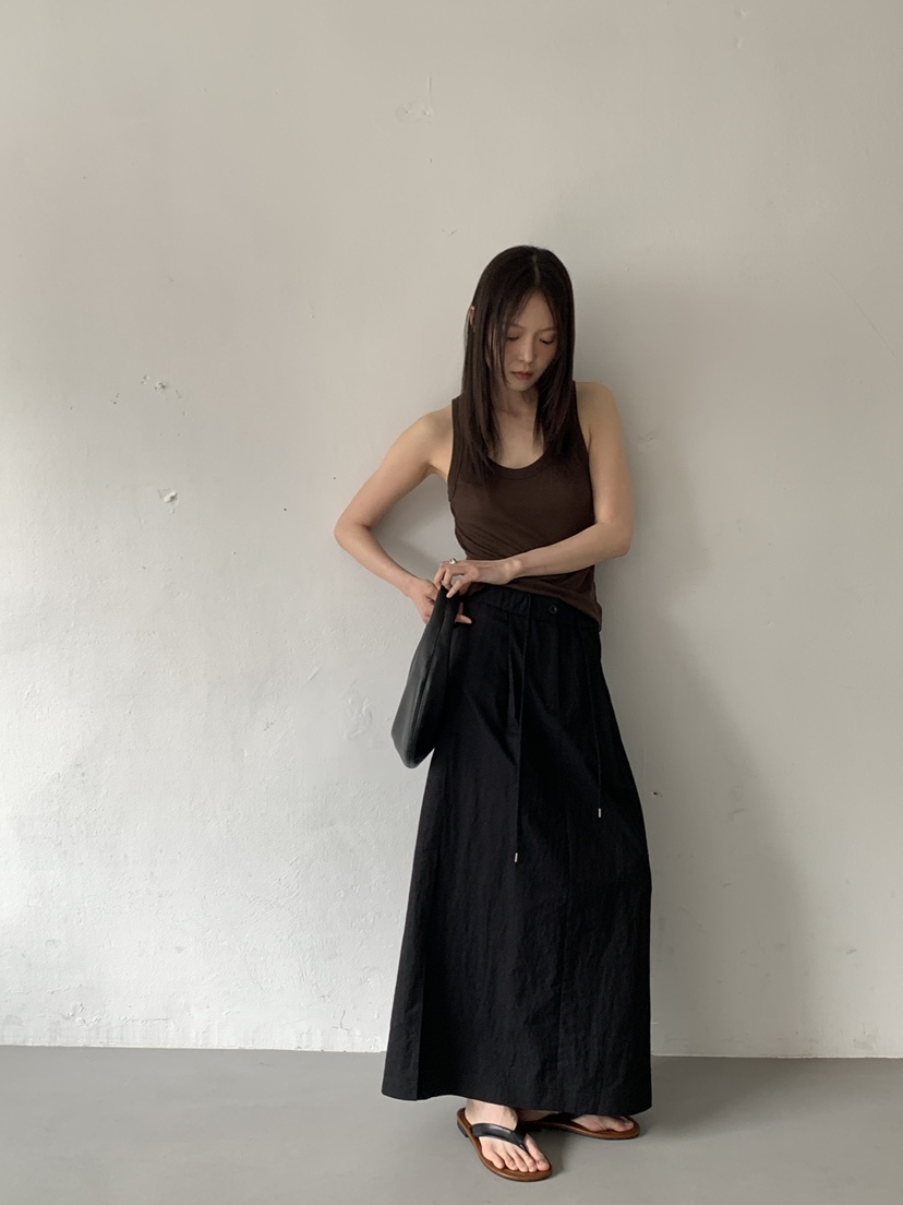 FAVE韓國㊣直郵東大門代購女裝新款熱賣人氣休閑25春夏長裙FAVOURITE長裙