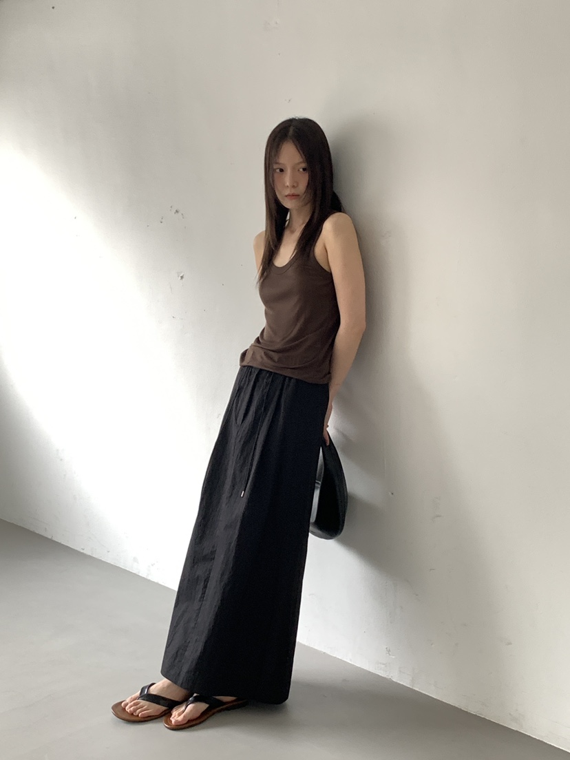 FAVE韓國㊣直郵東大門代購女裝新款熱賣人氣休閑25春夏長裙FAVOURITE長裙