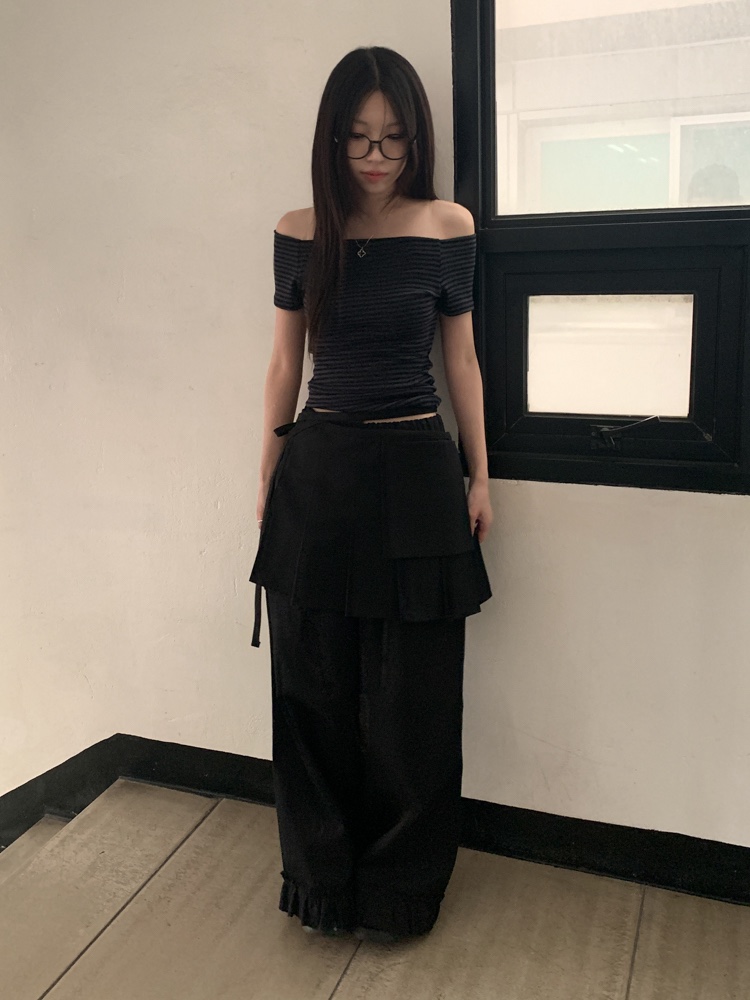 I I韓國㊣直郵東大門代購女裝新品熱賣休閑25春夏人氣裙褲ITSSONG裙褲