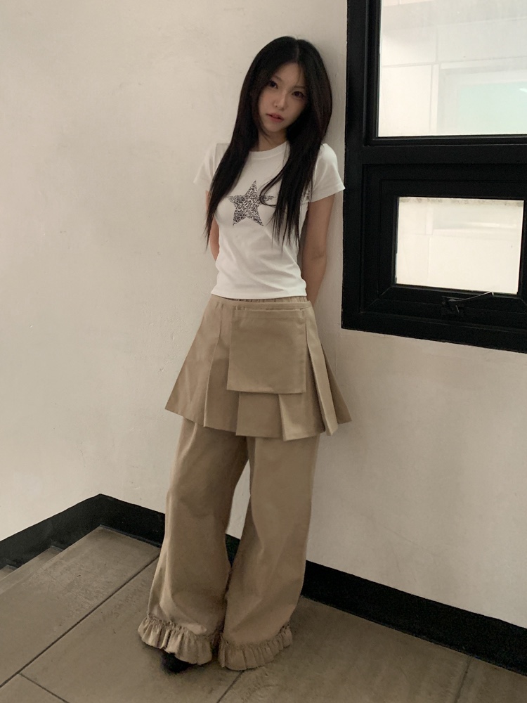 I I韓國㊣直郵東大門代購女裝新品熱賣休閑25春夏人氣裙褲ITSSONG裙褲