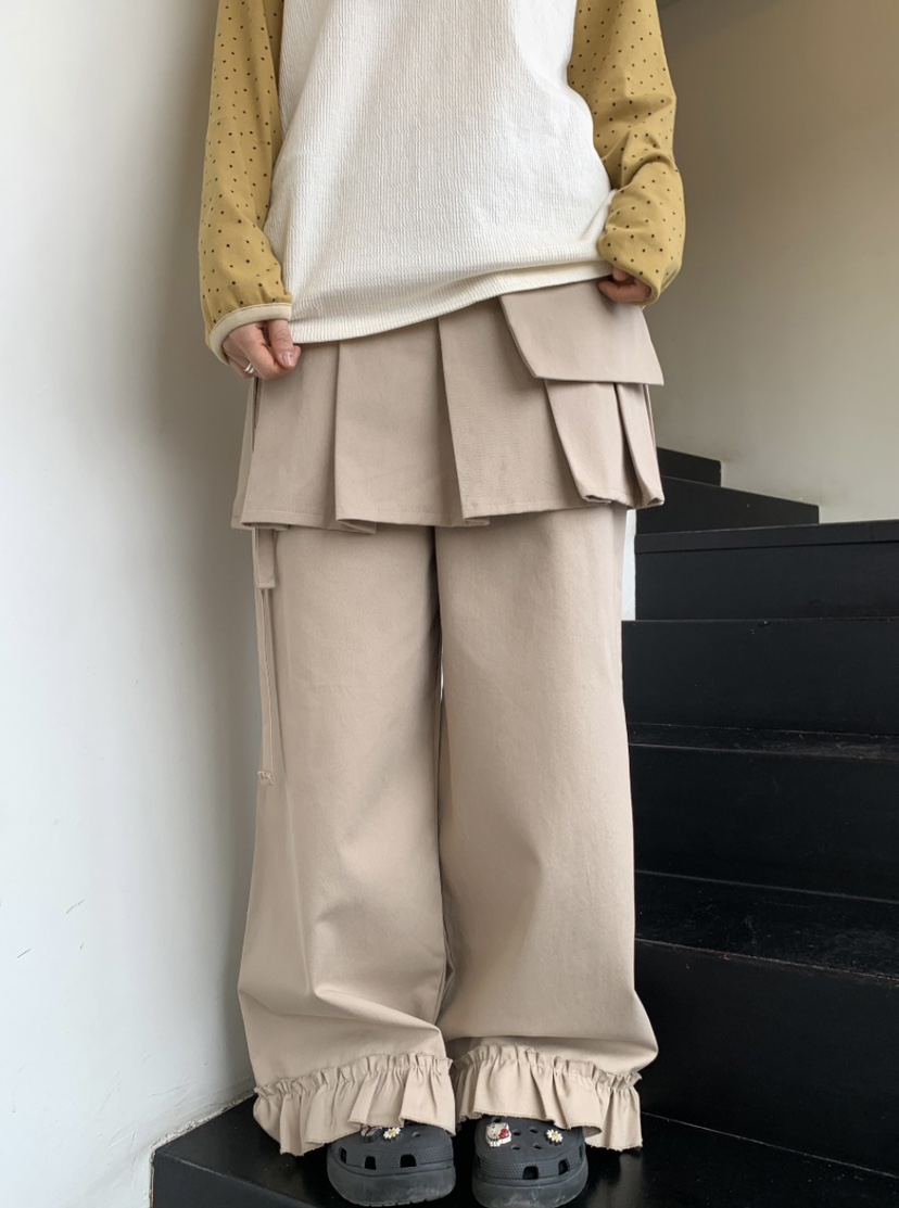 I I韓國㊣直郵東大門代購女裝新品熱賣休閑25春夏人氣裙褲ITSSONG裙褲