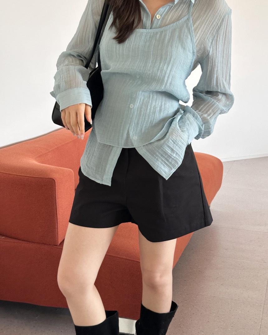 EOMPIT韓國直郵㊣東大門實拍女裝新款推薦人氣25春夏時尚短褲EOMPIT短褲