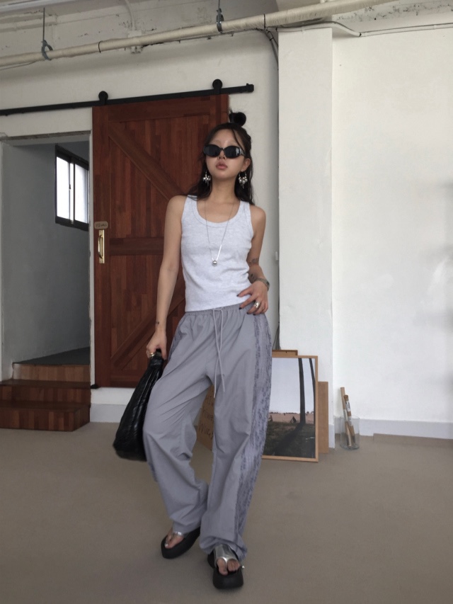 I I直郵韓國代購㊣女裝新品熱賣25春夏人氣休閑推薦休閑褲ITSSONG休閑褲