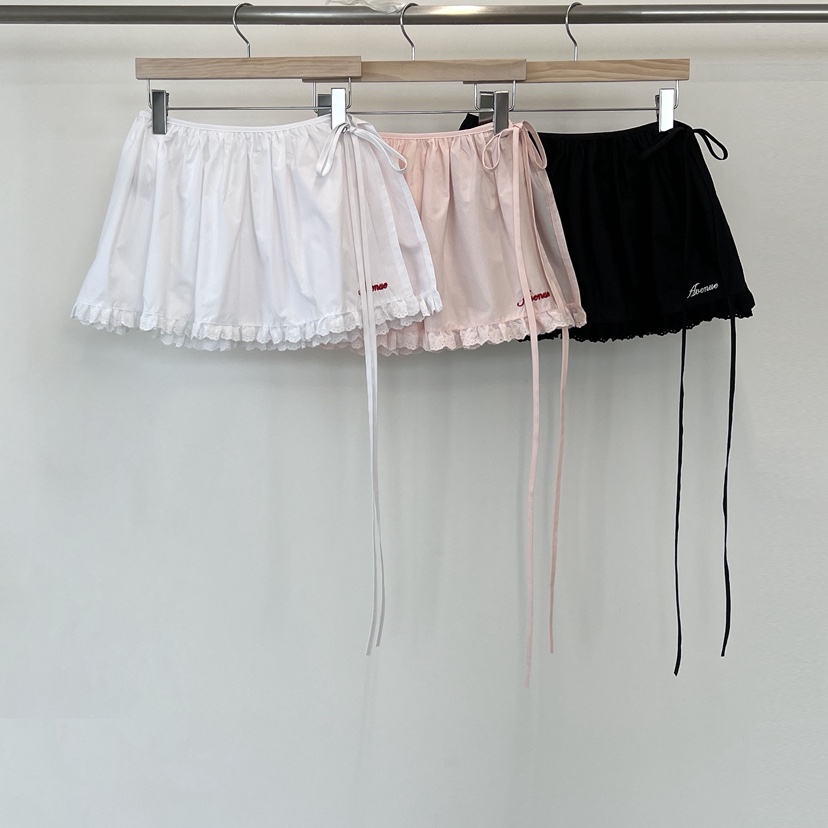 140 AVENUE韓國㊣直郵東大門代購女裝新品時尚25春夏短裙刺繡140 AVENUE短裙