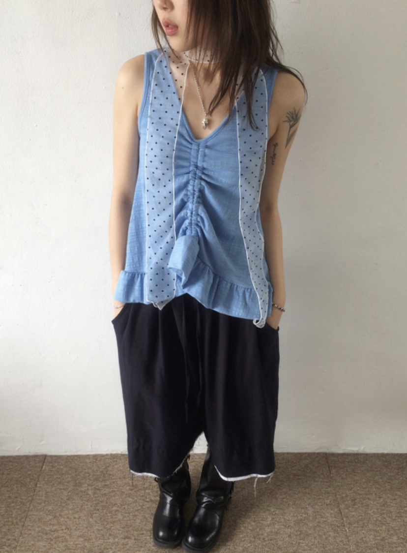 I I韓國直郵㊣女裝新款時尚25春夏推薦熱賣休閑人氣吊帶背心ITSSONG吊帶/背心