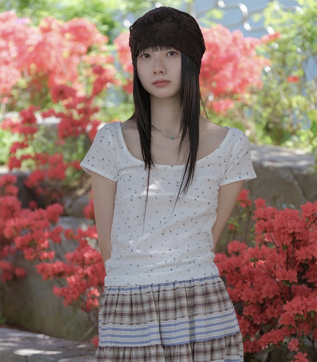I I韓國直郵㊣東大門實拍女裝新款熱賣推薦時尚25春夏人氣T恤ITSSONGT恤圖色2