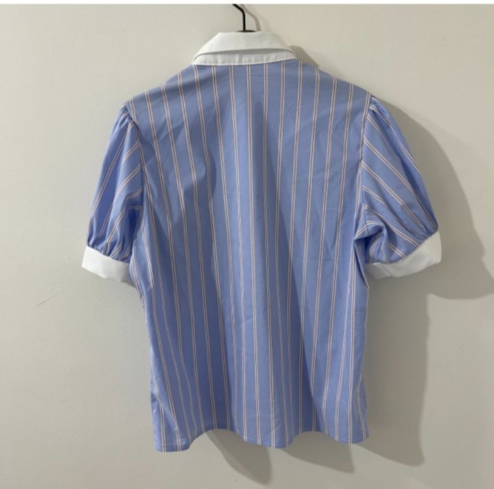 火Ⅱ-화투-T韓國㊣直郵東大門代購女裝新品25春夏襯衫蕾絲衫火Ⅱ襯衫/蕾絲衫