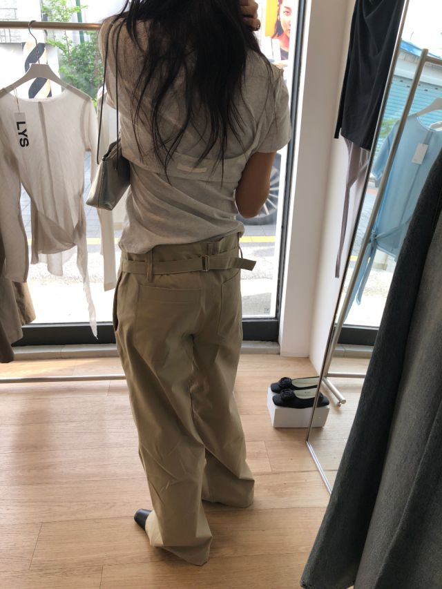 LIVE FOREVER韓國直郵㊣東大門實拍女裝新款25春夏推薦休閑褲LIVE FOR_EVER休閑褲