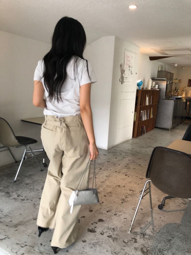 LIVE FOREVER韓國直郵㊣東大門實拍女裝新款25春夏推薦休閑褲LIVE FOR_EVER休閑褲