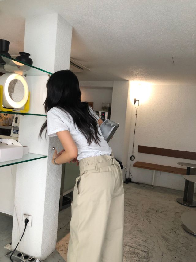 LIVE FOREVER韓國直郵㊣東大門實拍女裝新款25春夏推薦休閑褲LIVE FOR_EVER休閑褲