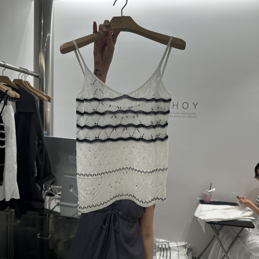 AHOY直郵韓國代購㊣女裝新品25春夏時尚推薦人氣熱賣吊帶背心AHOY吊帶/背心圖色3