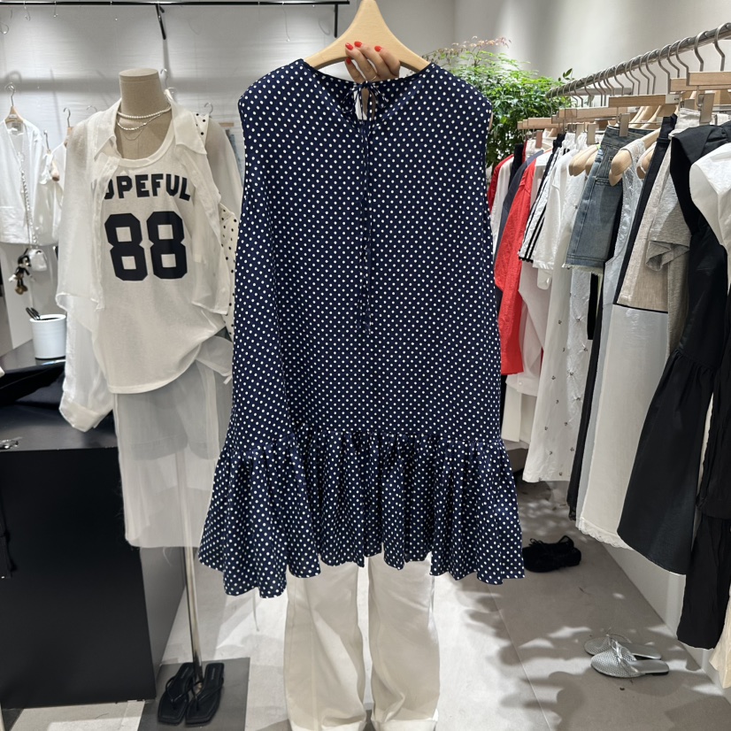 AYCE直郵韓國代購㊣女裝新品時尚人氣熱賣25春夏連衣裙海軍101SHOWROOM/AYCE連衣裙
