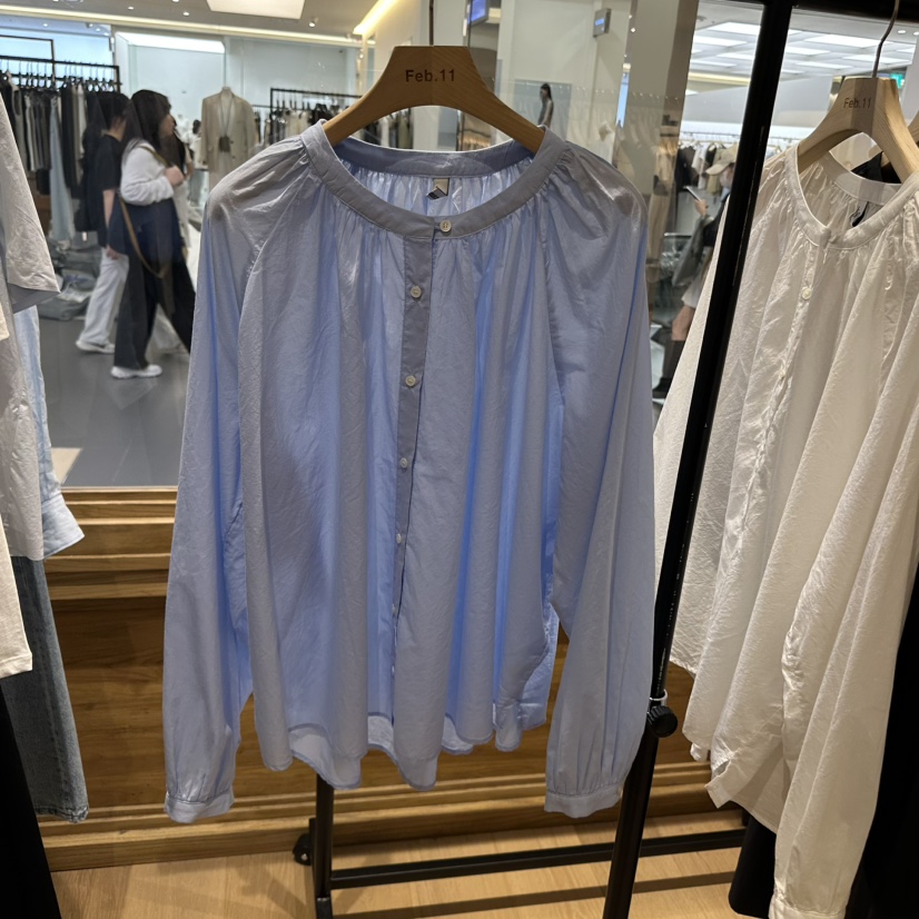 FEBRUARY 11直郵韓國代購㊣女裝新品25春夏人氣襯衫蕾絲衫FEBRUARY11襯衫/蕾絲衫圖色2