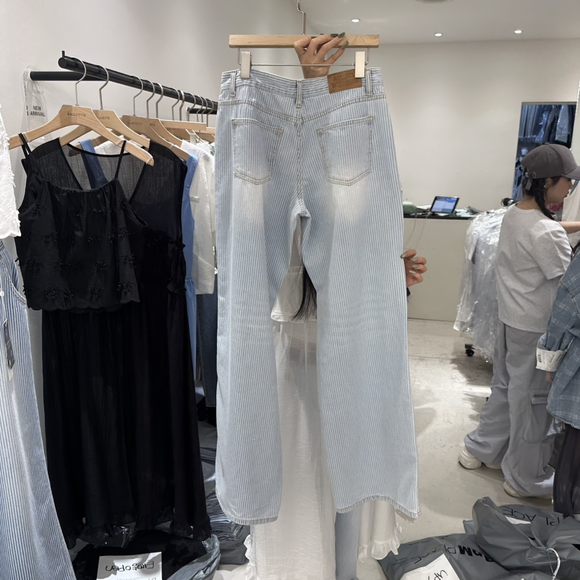 BAGUETTE韓國㊣直郵東大門代購女裝新品推薦牛仔褲不含腰帶BAGUETTE牛仔褲