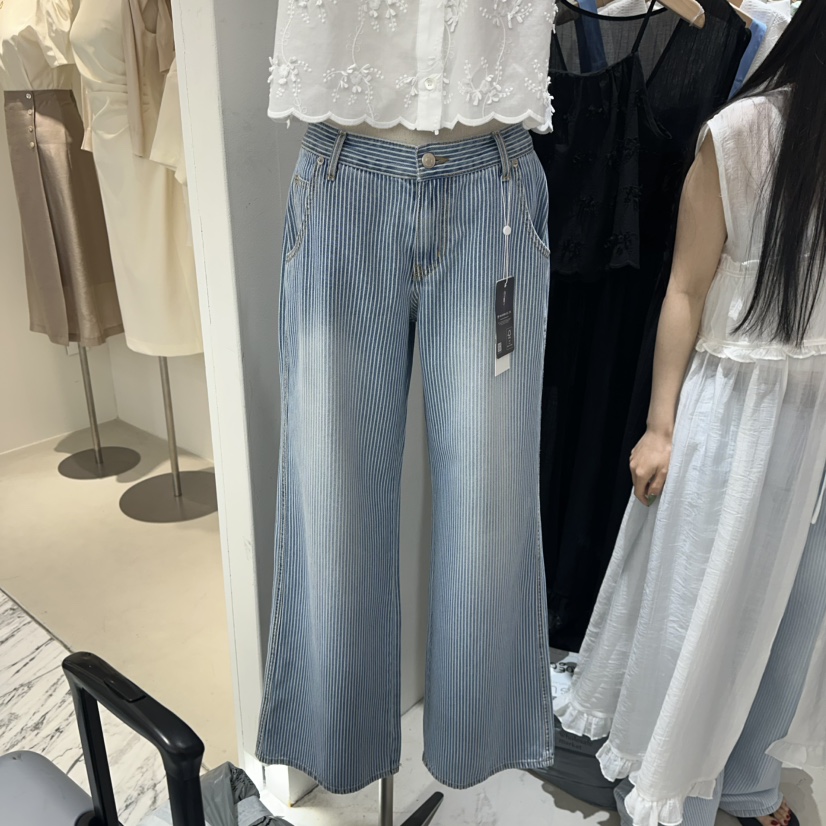 BAGUETTE韓國㊣直郵東大門代購女裝新品推薦牛仔褲不含腰帶BAGUETTE牛仔褲