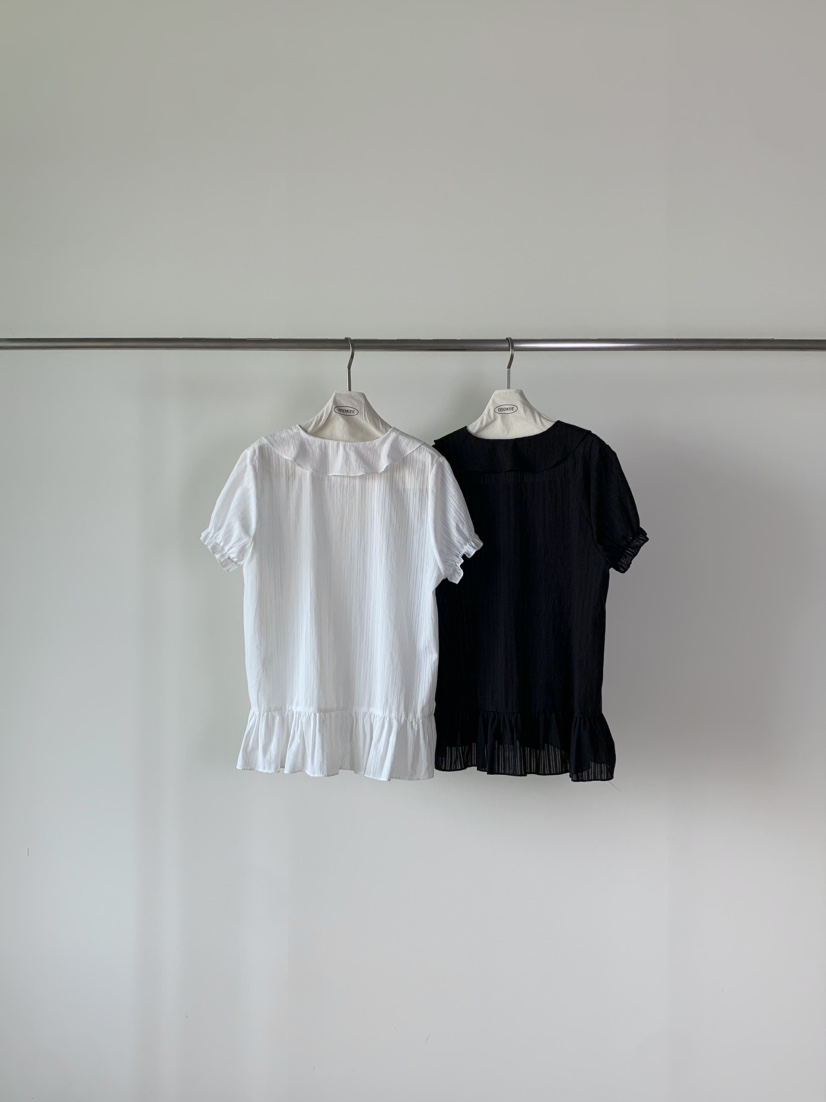 ONE MONE韓國直郵㊣東大門實拍女裝新品休閑人氣襯衫蕾絲衫ONE MONE襯衫/蕾絲衫