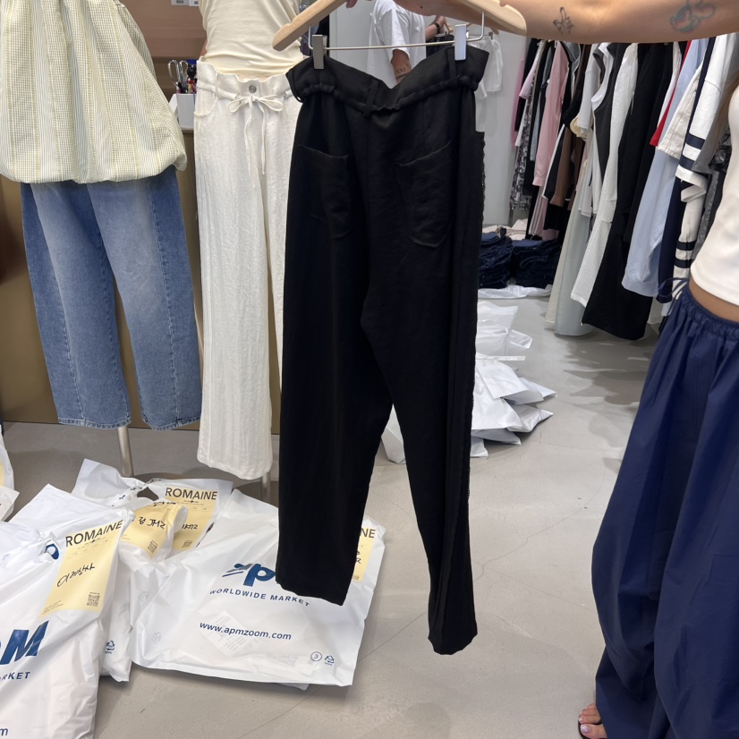 ROMAINE韓國㊣直郵東大門代購女裝新品25春夏熱賣休閑休閑褲ROMAINE休閑褲