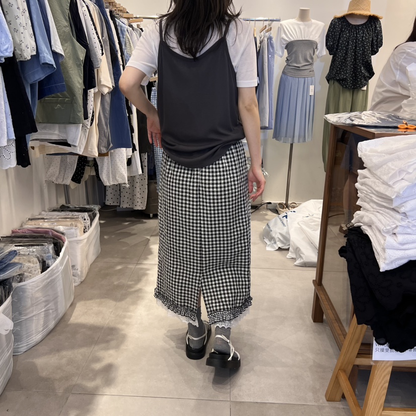 TAN&amp;COMO韓國直郵㊣女裝新品熱賣25春夏時尚人氣推薦長裙tan-COMO長裙