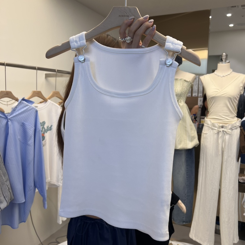 ROMAINE韓國㊣直郵東大門代購女裝新品推薦熱賣人氣吊帶背心ROMAINE吊帶/背心圖色1