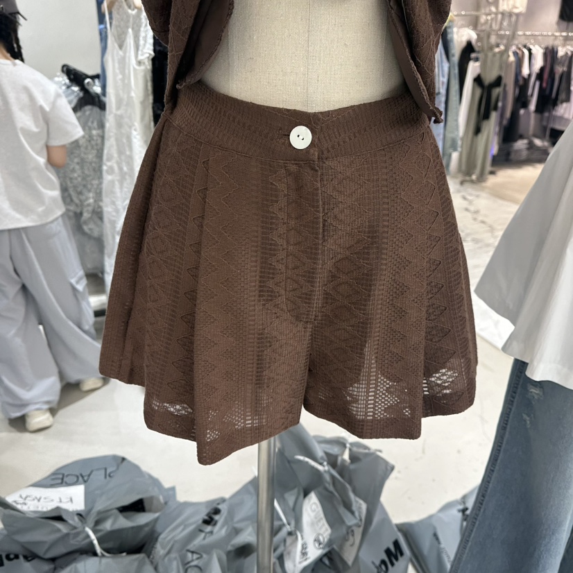 BAGUETTE直郵韓國代購㊣女裝新品休閑熱賣人氣時尚推薦短褲BAGUETTE短褲圖色2