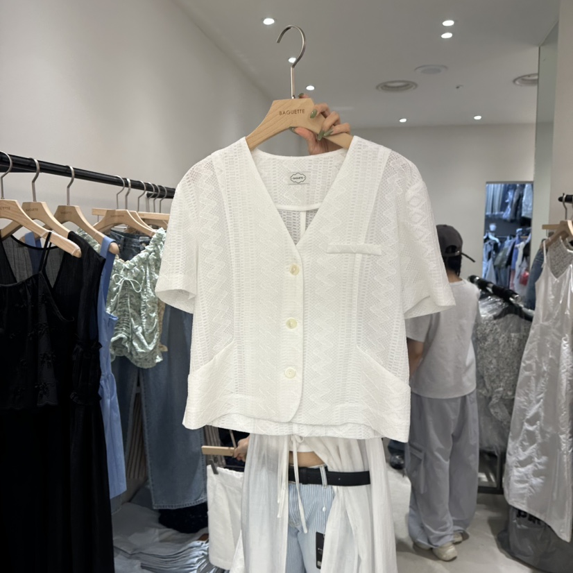 BAGUETTE直郵韓國代購㊣女裝新款休閑熱賣25春夏時尚推薦夾克BAGUETTE夾克