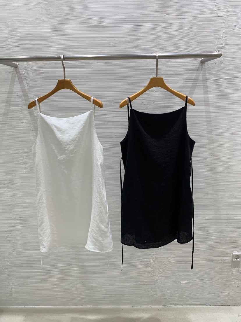 LUCY SALON韓國直郵㊣東大門實拍女裝新品25春夏吊帶背心柔軟亞麻LUCY SALON吊帶/背心