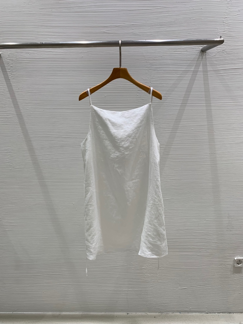 LUCY SALON韓國直郵㊣東大門實拍女裝新品25春夏吊帶背心柔軟亞麻LUCY SALON吊帶/背心