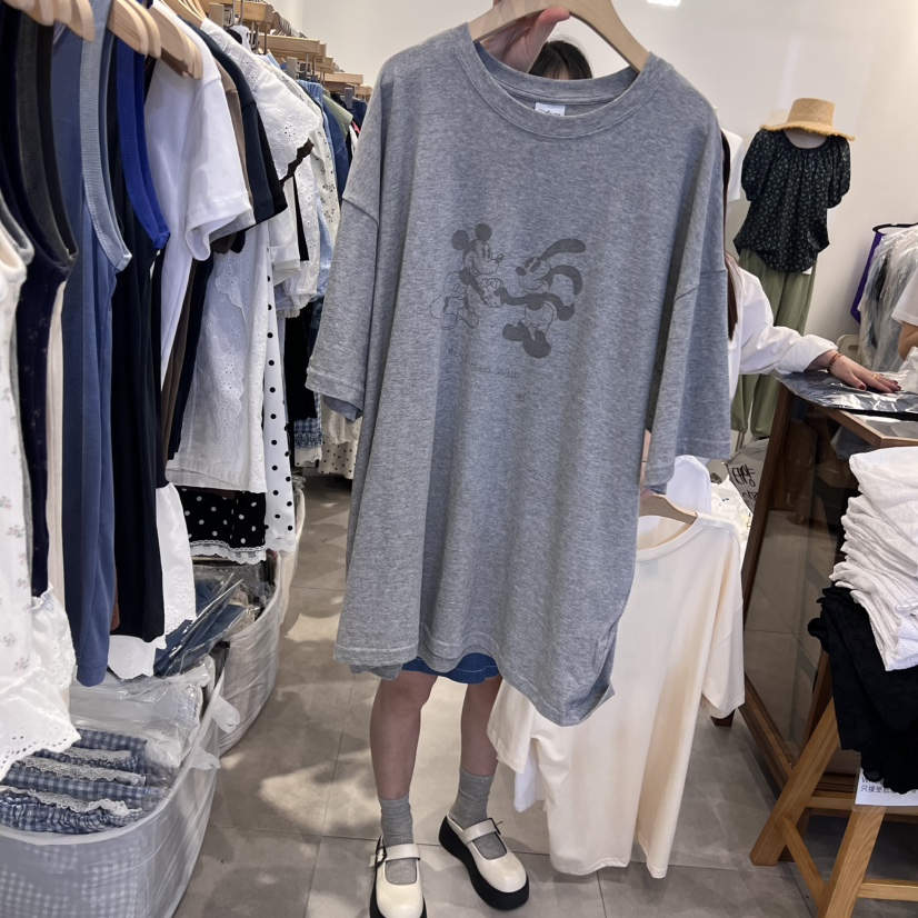 TAN&COMO韓國直郵㊣女裝新款推薦人氣25春夏熱賣休閑T恤tan-COMOT恤圖色3