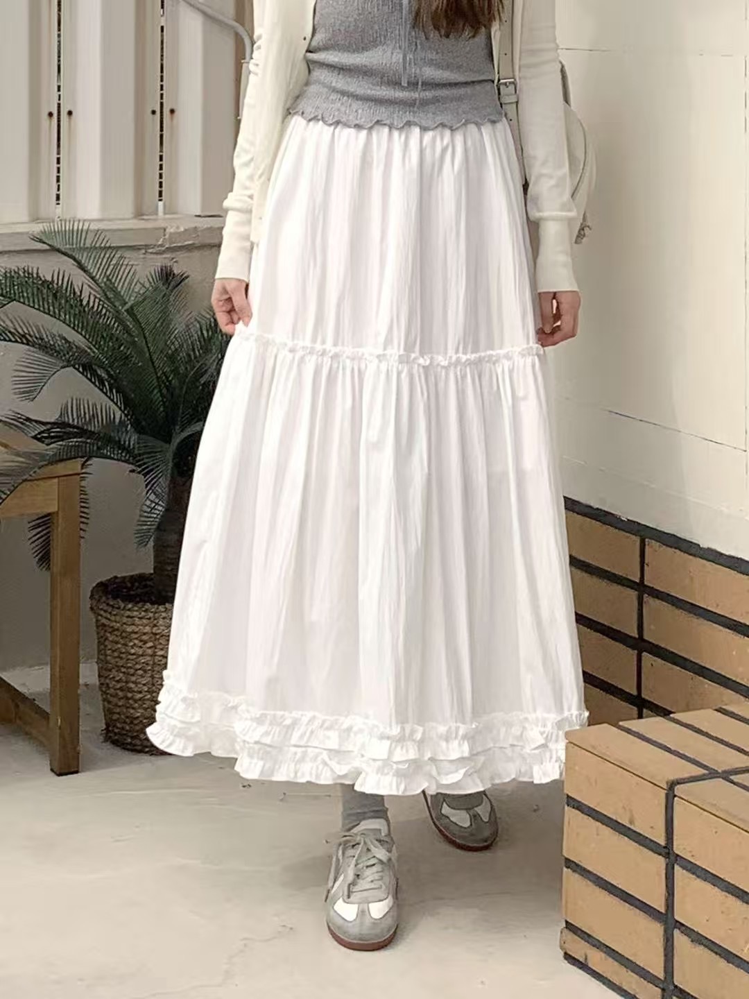 아카시아-T韓國直郵㊣東大門實拍女裝新品25春夏時尚人氣長裙acacia長裙圖色1