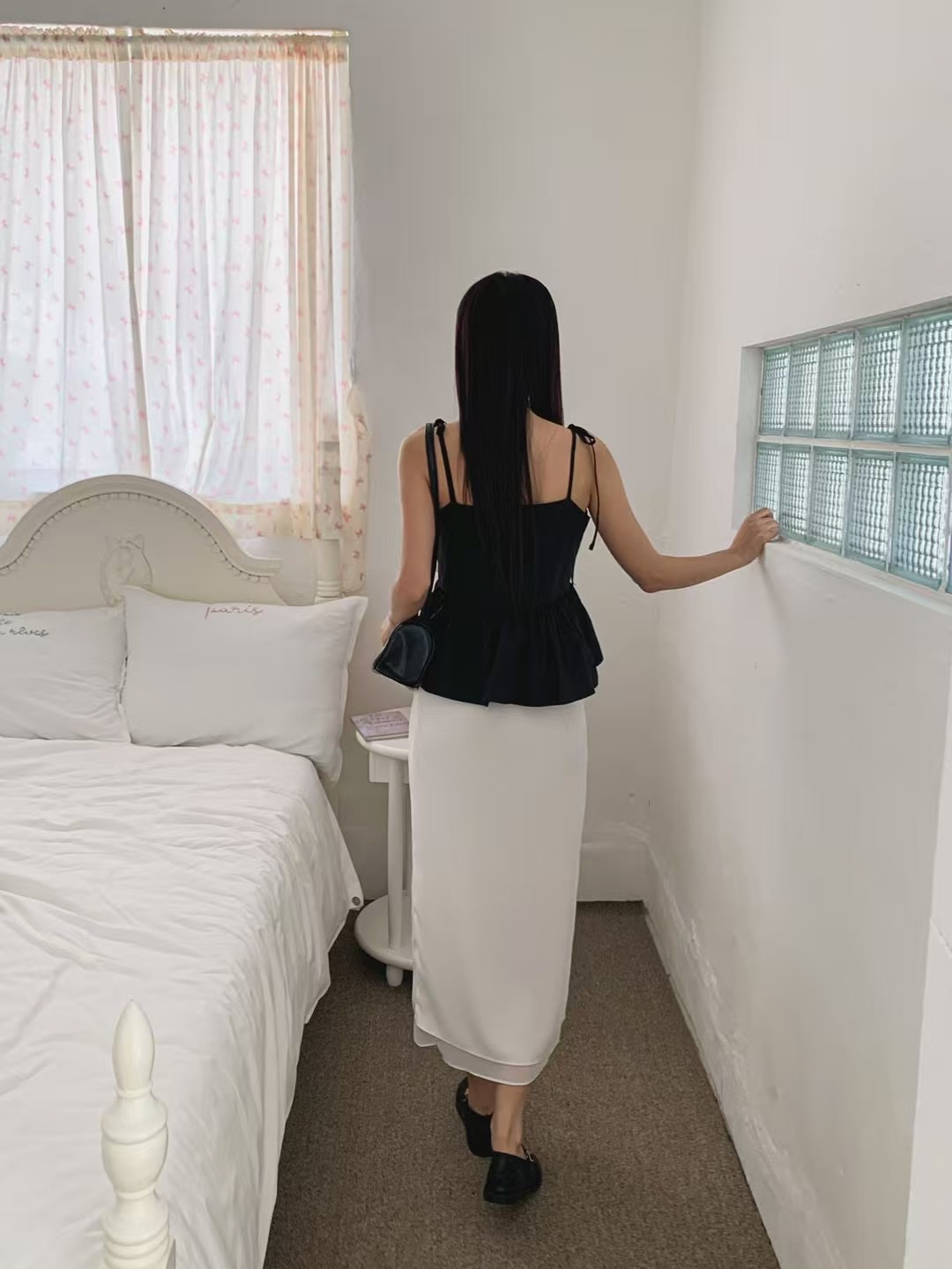 아카시아-T韓國㊣直郵東大門代購女裝新款時尚推薦25春夏長裙acacia長裙