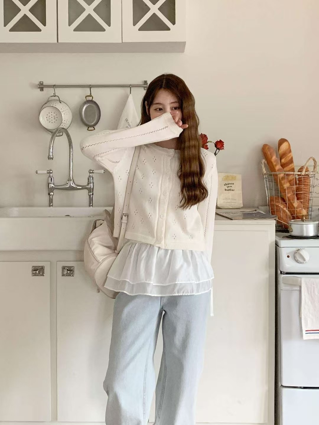 아카시아-T直郵韓國代購㊣女裝新品熱賣時尚人氣休閑25春夏短裙acacia短裙