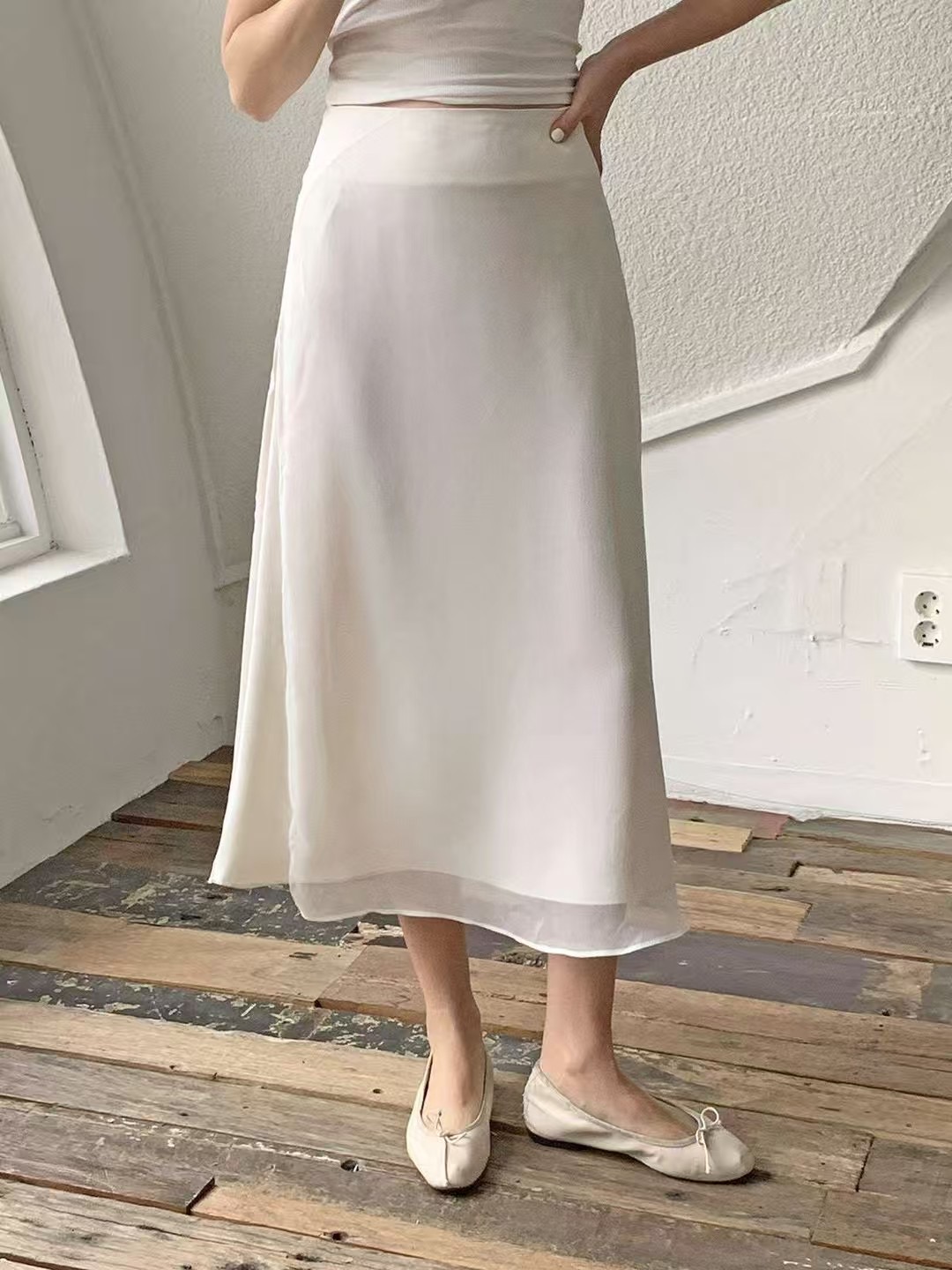 아카시아-T韓國㊣直郵東大門代購女裝新品時尚25春夏人氣長裙acacia長裙圖色1