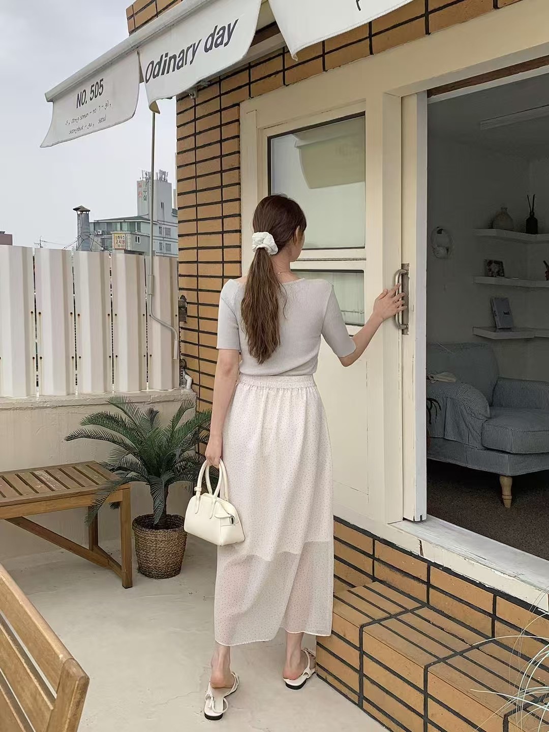 아카시아-T韓國直郵㊣女裝新品休閑人氣熱賣推薦時尚25春夏長裙acacia長裙