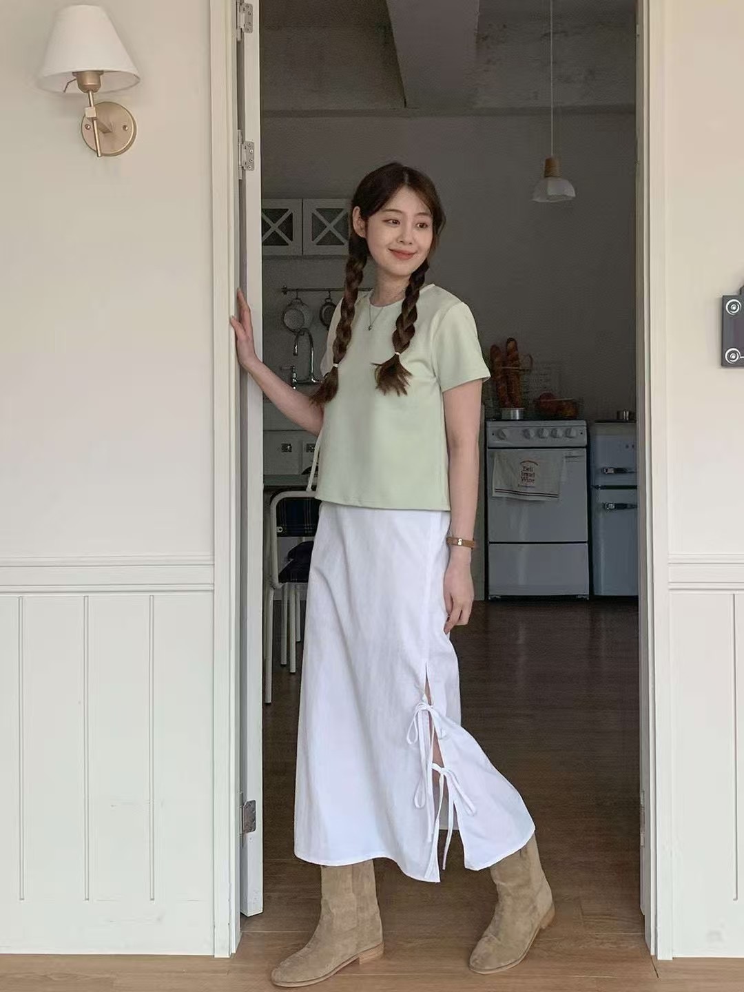 아카시아-T韓國㊣直郵東大門代購女裝新款人氣推薦時尚長裙acacia長裙