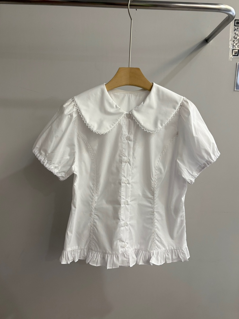 ARCHIVE-P韓國直郵女士新品25春夏推薦人氣休閑襯衫蕾絲衫ARCHIVE-P襯衫/蕾絲衫